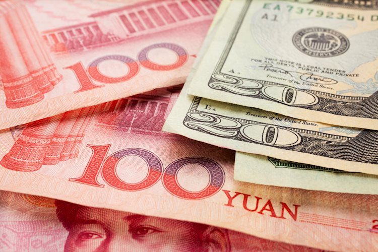 Penetapan Kurs Tengah USD/CNY: 6,8747 versus Penutupan Terakhir 6,8770